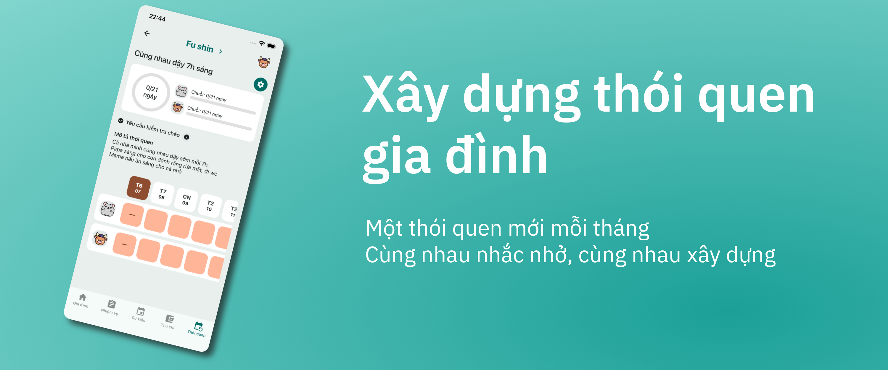 Xây dựng thói quen gia đình